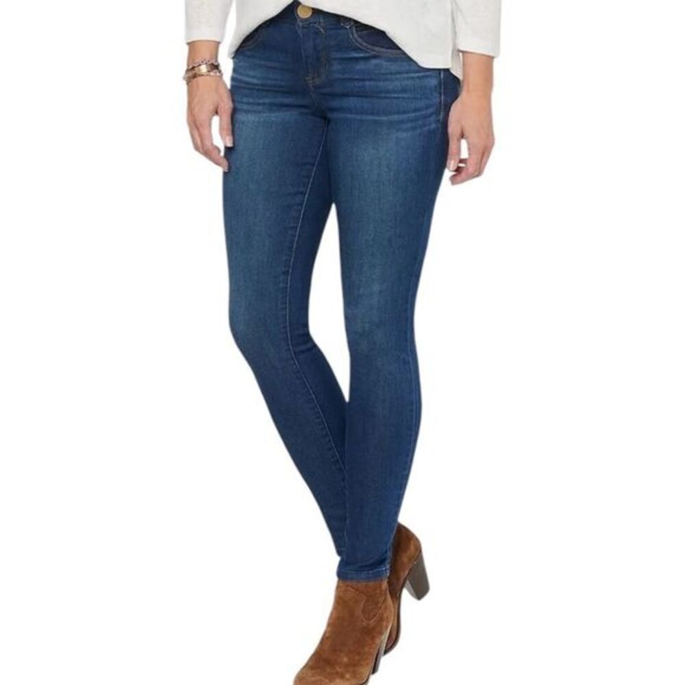Democracy Women's Size 16 Blue Skinny Jeans with Booty Lift Tech